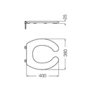 FERRUM ESPACIO - TAPA ASIENTO ESPACIO - Cod:TTE4 - BL