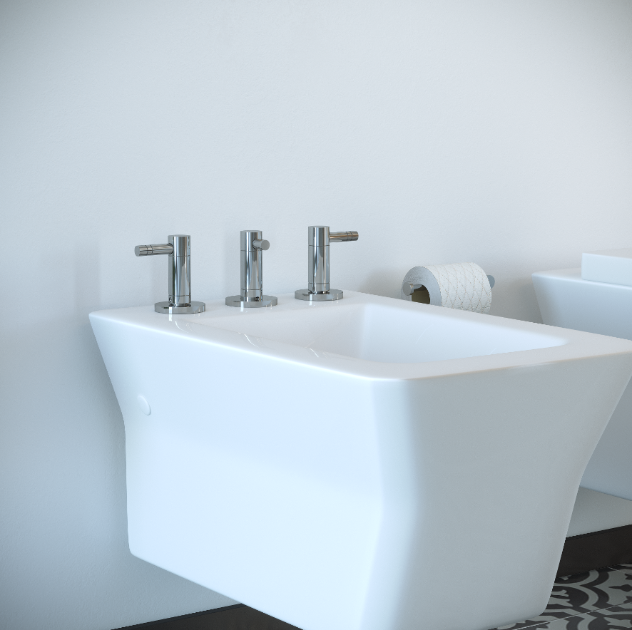 Andez - Griferia Bidet 3 Agujeros Linea: Match