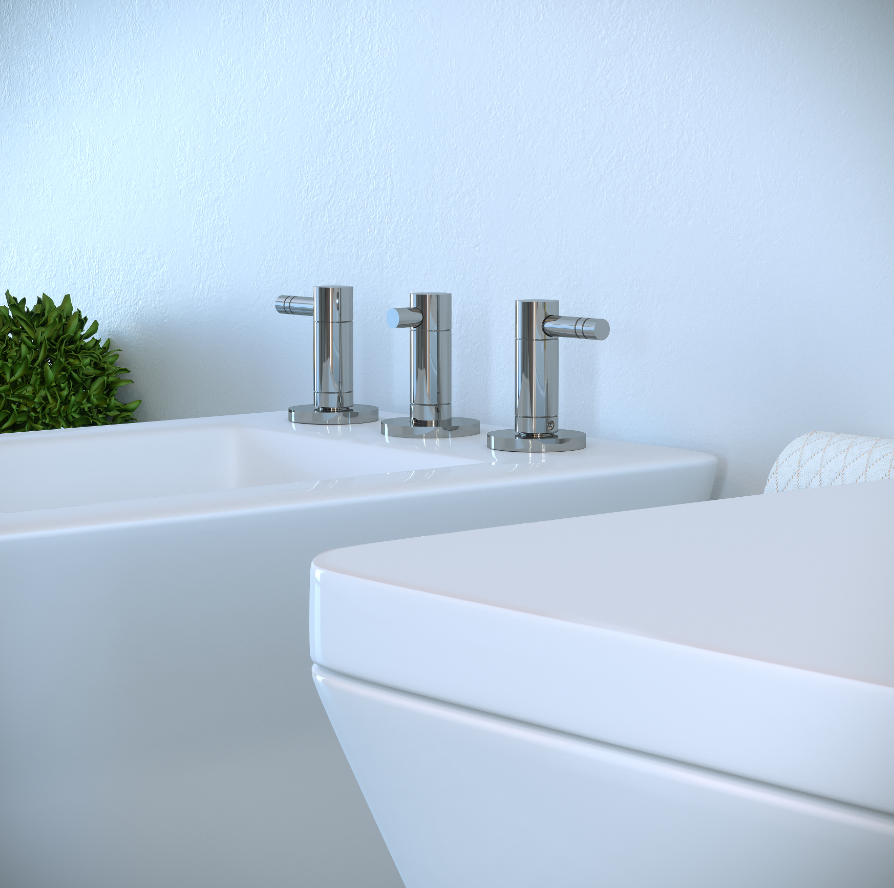 Andez - Griferia Bidet 3 Agujeros Linea: Match