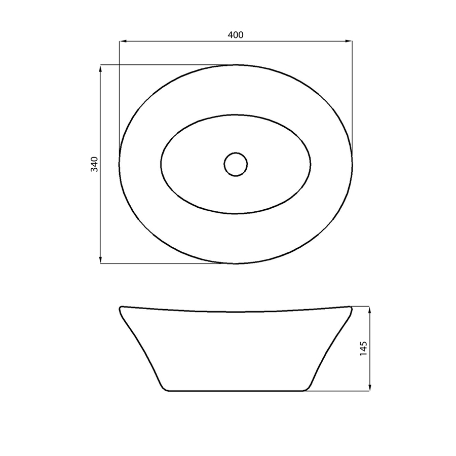 FERRUM TORI - BACHA TORI CUENCO 40x34 - Cod:LK060 - BL