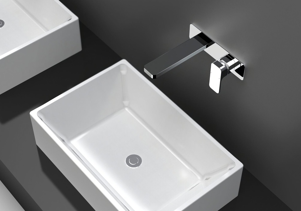 Andez - Griferia Lavatorio Pared Monocomando Linea: Nice