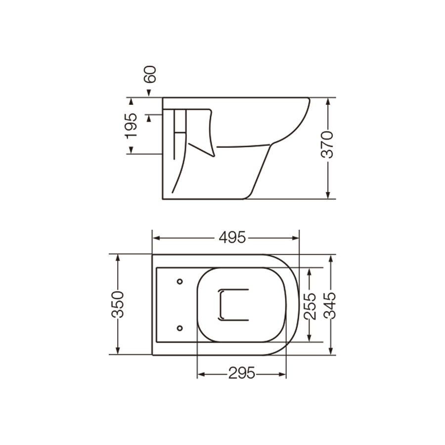 FERRUM BARI - INODORO BARI DE COLGAR - Cod:IKPJ - BL