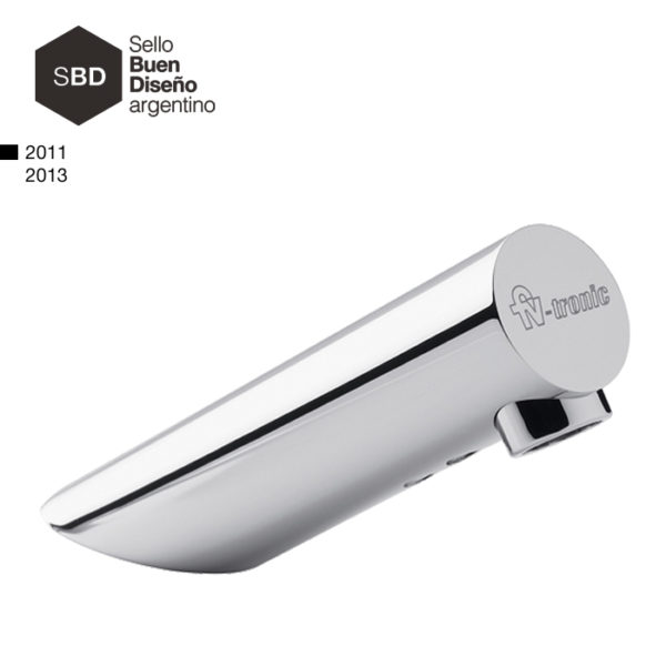 FV - FV Tronic – Juego electronico para lavatorio, con transformador - Cierre electronico con transformador - Cromo - Cierre Autom., electronico con transfromador