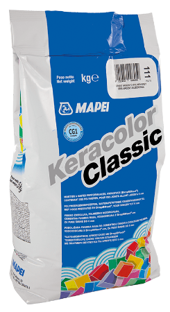 PASTINA KERACOLOR CLASSIC 113 ALU 1 KG - GRIS CEMENTO - MAPEI