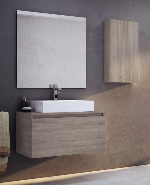 Muebles Schneider - Linea: City - VANITORY COLGANTE 60 CITY PVC Color: CALIFORNIA - VC60CTC