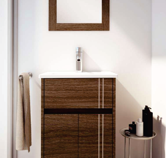 Muebles Schneider - Linea: Nature - VANITORY 60 NATURE Color: WENGUE - V60NAW