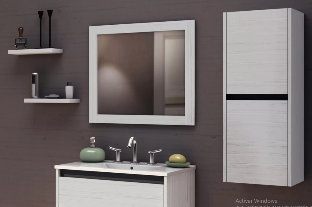 Muebles Schneider - Linea: Nature - ARMARIO COLGANTE 40 PIANO Color: BLANCO TEXTURADO - AC40PITXB