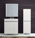 Muebles Schneider - Linea: Aqua - ARMARIO 40 AQUA Color: BLANCO TEXTURADO - AR40AQB