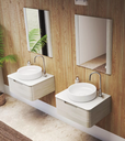 Muebles Schneider - Linea: UNIQUE - Vanitory colgante c/tapa 60 cm - 1 cajon - Color: Artico