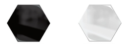 [EL-2023EL-NGM] EL-2023EL-NGM - Esmaltado Liso - 20x23 - Negro - Mate  - Colores Solidos