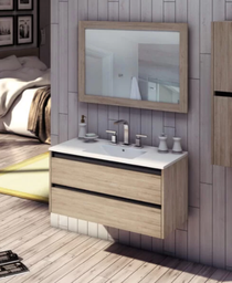 [VC60PIC] Muebles Schneider - Linea: Nature - VANITORY COLGANTE 60 PIANO Color: CAJU - VC60PIC