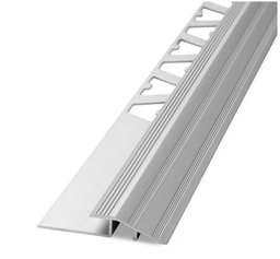 [2253] ALUMINIO RAMPA 5mm X 2 mts - CROMO MATE